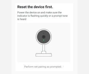 Soft Reset the camera